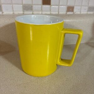 Bright Yellow Ceramic Mug- CB2